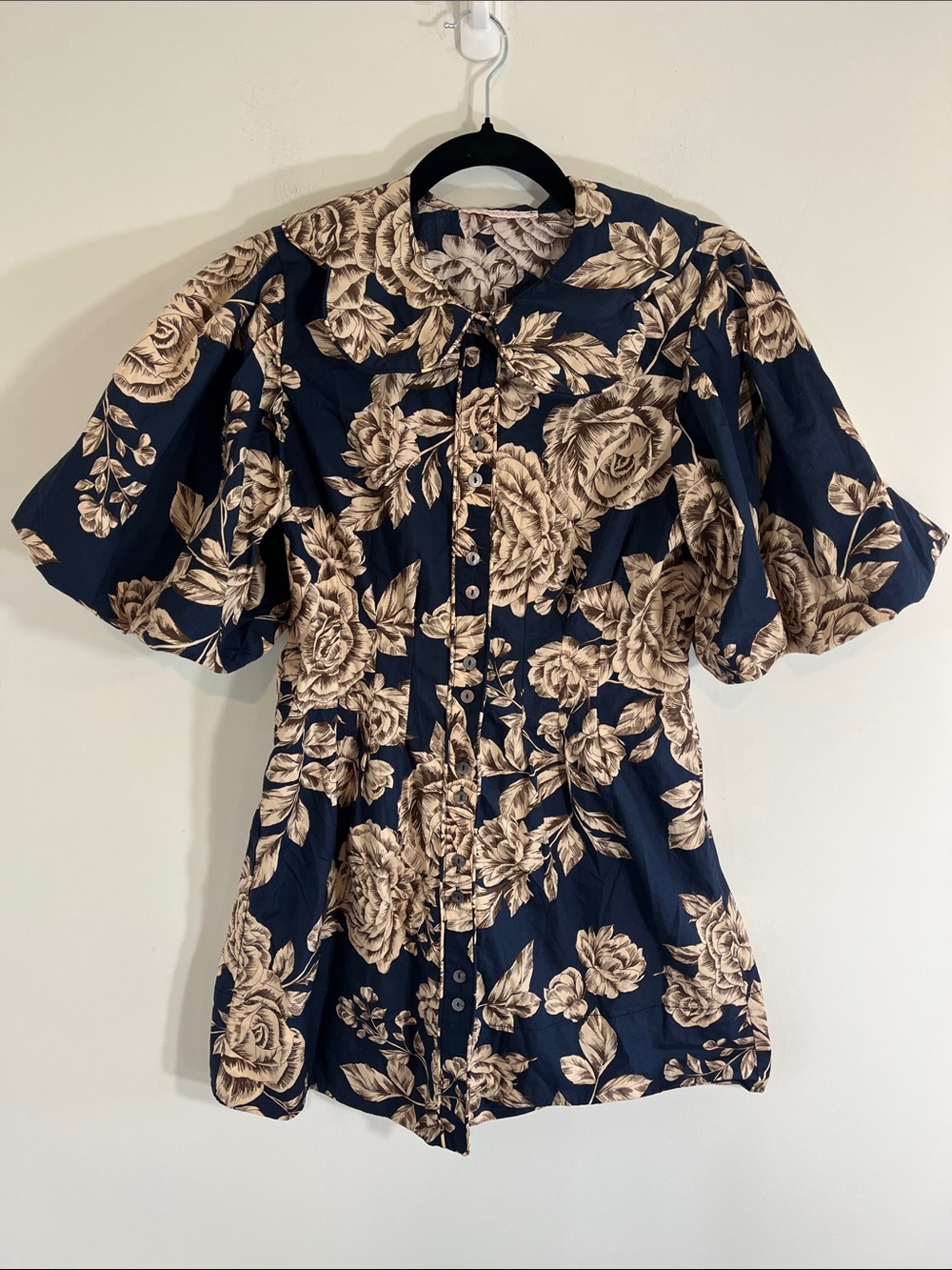 OLIVACEOUS ROSEWOOD REVERIE BUTTON DOWN MINI DRESS medium - Picture 5 of 10